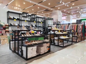 鈦合金箱包展示架鞋架置物架玻璃展柜廈門貨架五金倉儲架
