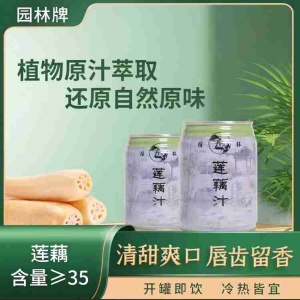 園林牌蓮藕汁清涼飲品商務常備飲料