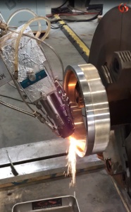 端蓋激光熔覆修復加工工藝流程