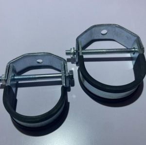 管束供應(yīng) 重性鍍鋅多型號(hào) O型分體式馬鞍抗震支架配件