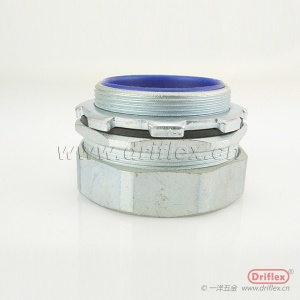 DPJ包塑金屬軟管接頭鋅合金外絲直接頭NPT3/8“-NPT